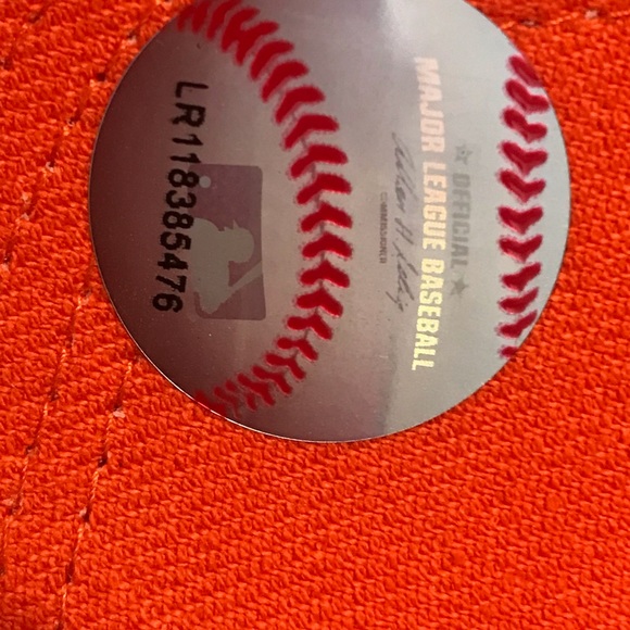 Nike Giants Adult One Size Orange Baseball Hat - Picture 5 of 8